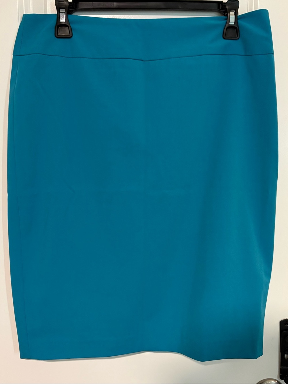 Liz Claiborne Teal Blue Lined Pencil Skirt Size 8